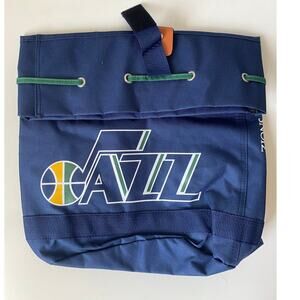 Utah Jazz NBA Zions Bank Promo Cinch Blue Backpack- New